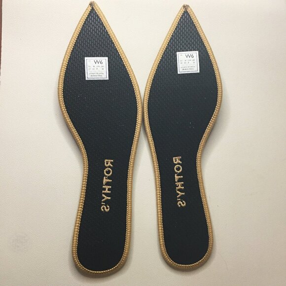 ROTHY'S "The Point II" Camel Captoe Knit Fabric Slip On Ballet Flats 🌷 NEW!! - Picture 12 of 16